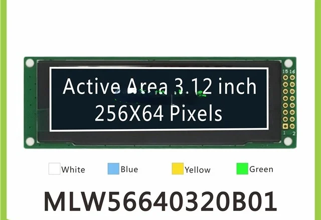 OLED Module 3.12 Inch 256x64 Graphic Dot Matrix OLED Module 25664 Parallel Port SPI Display Module
OLED Module 3.12 Inch 256x64 Graphic Dot Matrix OLED Module 25664 Parallel Port SPI Display Module