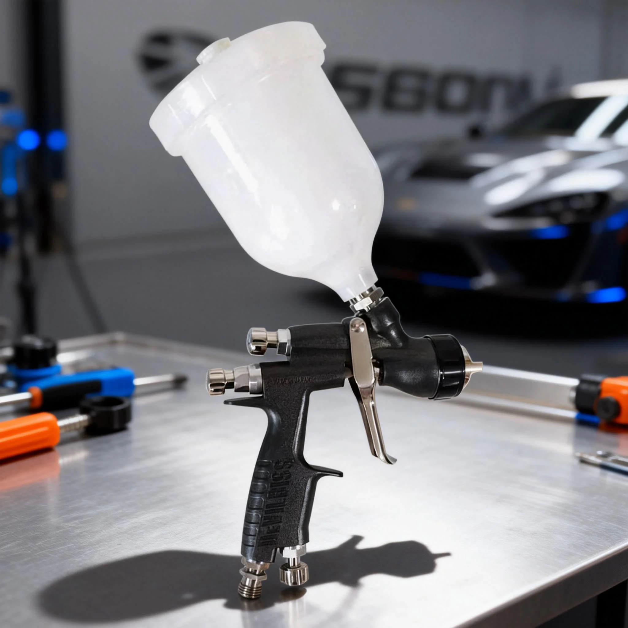 Authentic British DEVILBISS Neptune Spray Gun Car Paint Spraying Tool with 1.3 Caliber Oil Pot
Authentic British DEVILBISS Neptune Spray Gun Car Paint Spraying Tool with 1.3 Caliber Oil Pot