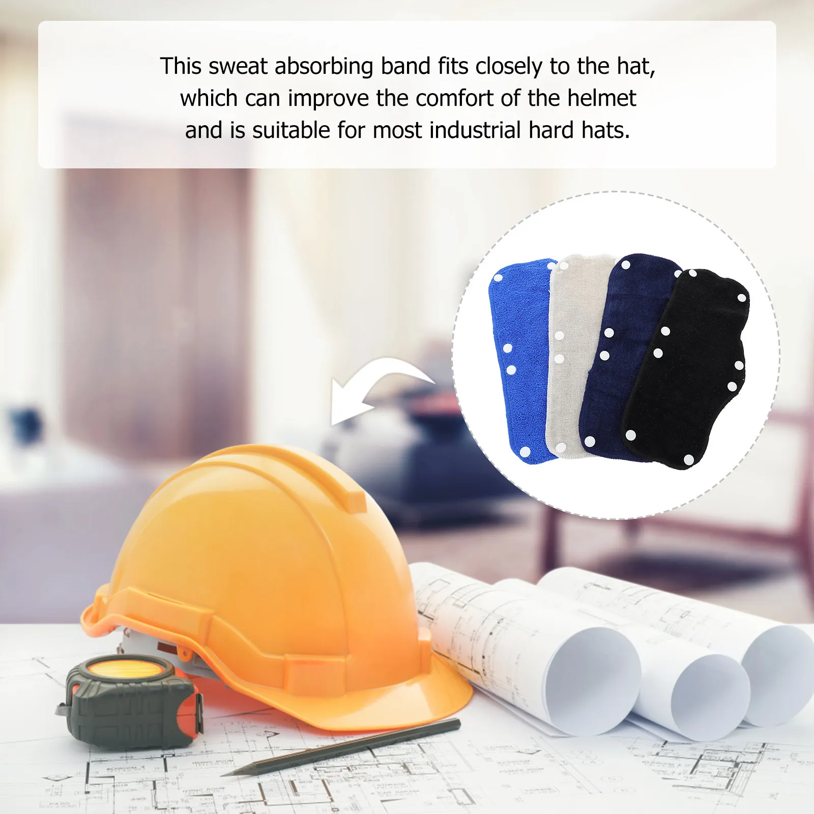 4Pcs Sweatband for Men Women Sweat-Absorbing Cooling Towel Band Hard Hat Interior Band Safety Head Sweatband Summer Use
4Pcs Sweatband for Men Women Sweat-Absorbing Cooling Towel Band Hard Hat Interior Band Safety Head Sweatband Summer Use