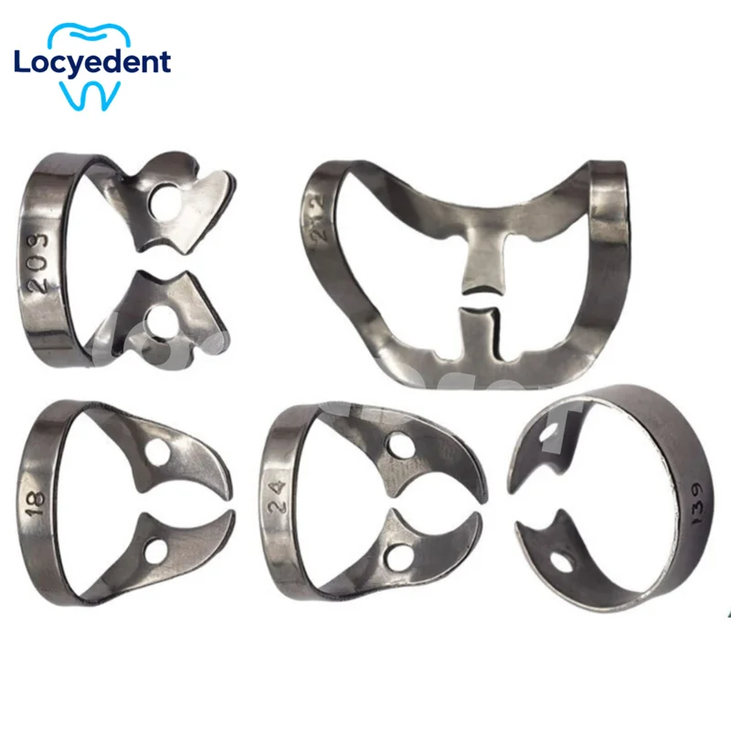 Dental Rubber Dam Clamps Endodontic Restorative Barrier Clips Stainless Steel Frame Holder Brinker Clamp Dentistry Tools
Dental Rubber Dam Clamps Endodontic Restorative Barrier Clips Stainless Steel Frame Holder Brinker Clamp Dentistry Tools