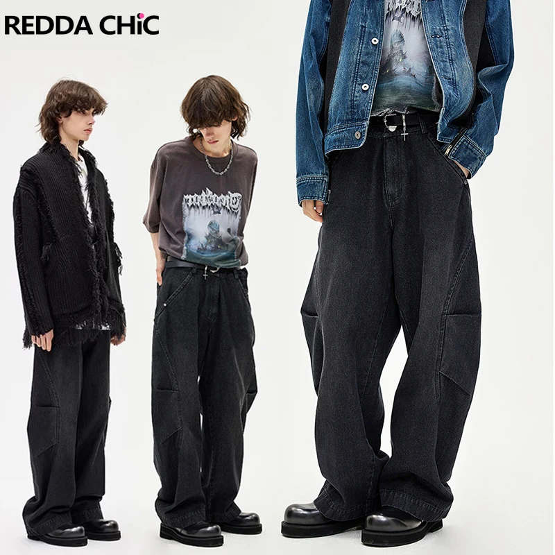 Плиссированные мешковатые джинсы REDDACHIC в стиле пэчворк, мужские Модные черные прямые свободные повседневные широкие брюки Acubi в стиле ретро, брюки Y2k
Плиссированные мешковатые джинсы REDDACHIC в стиле пэчворк, мужские Модные черные прямые свободные повседневные широкие брюки Acubi в стиле ретро, брюки Y2k