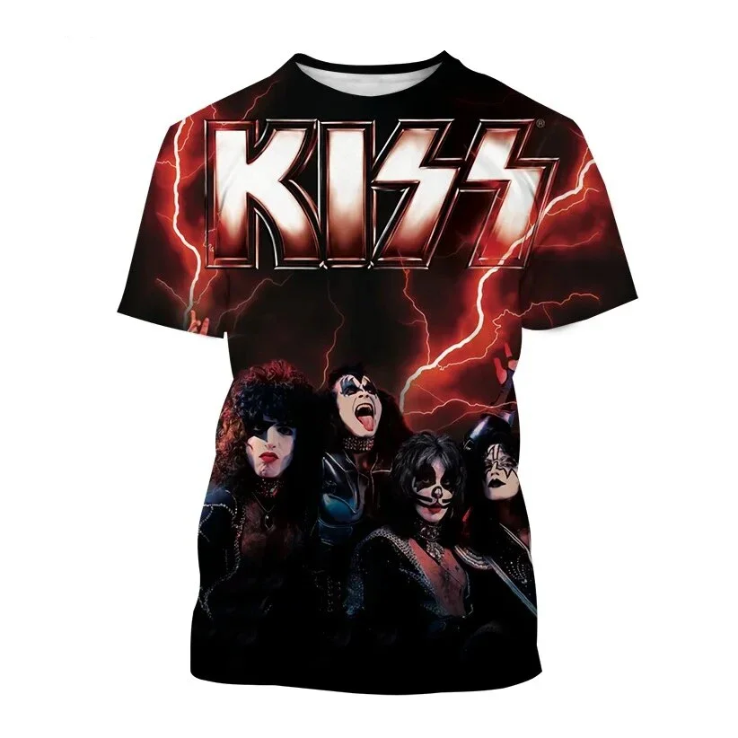 Summer Kiss Rock Band 3D Print T-shirts Women Men Streetwear Casual Fashion Short Sleeve T Shirt O-neck Kids Tees Tops Clothing
Summer Kiss Rock Band 3D Print T-shirts Women Men Streetwear Casual Fashion Short Sleeve T Shirt O-neck Kids Tees Tops Clothing
