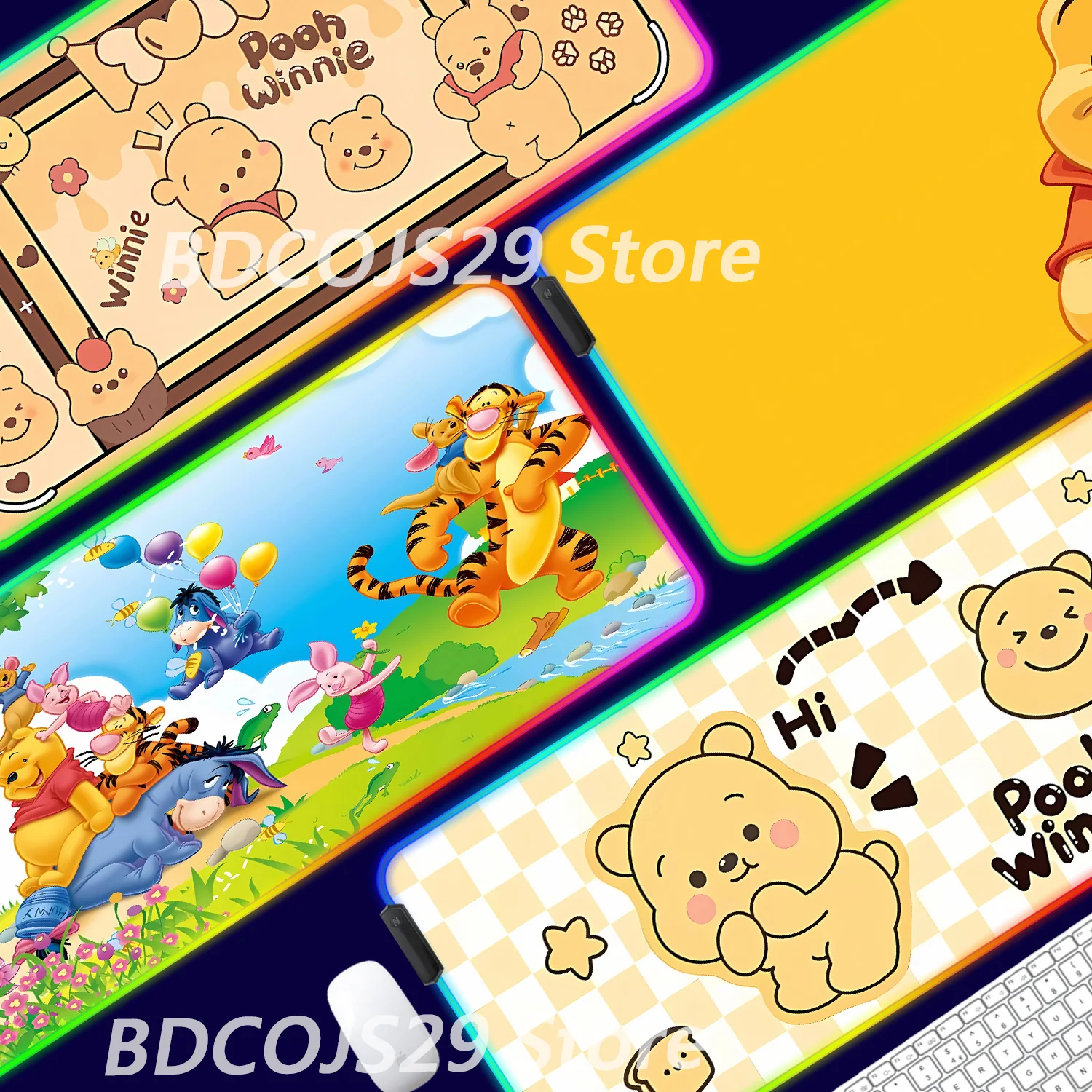 Super Cute Glowing RGB Cartoon Mouse Pad XXL Gaming Accessories Office Gamer Keyboard Desk Mat Anime W-Winnie The Pooh Mousepad
Super Cute Glowing RGB Cartoon Mouse Pad XXL Gaming Accessories Office Gamer Keyboard Desk Mat Anime W-Winnie The Pooh Mousepad