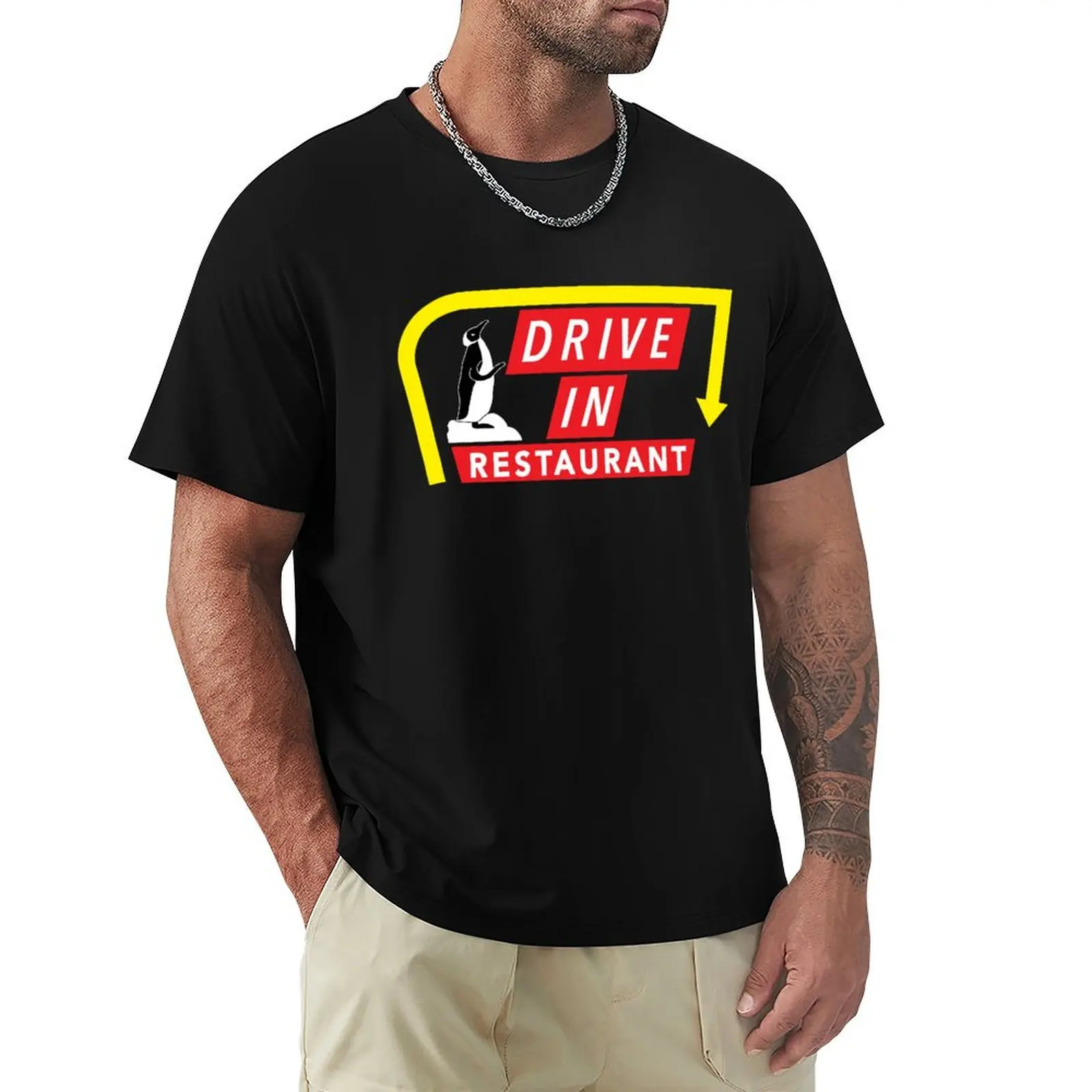 Penguin Restaurant T-Shirt graphic t shirt vintage anime clothes oversize t-shirts man t shirt men 100℅ cotton
Penguin Restaurant T-Shirt graphic t shirt vintage anime clothes oversize t-shirts man t shirt men 100℅ cotton