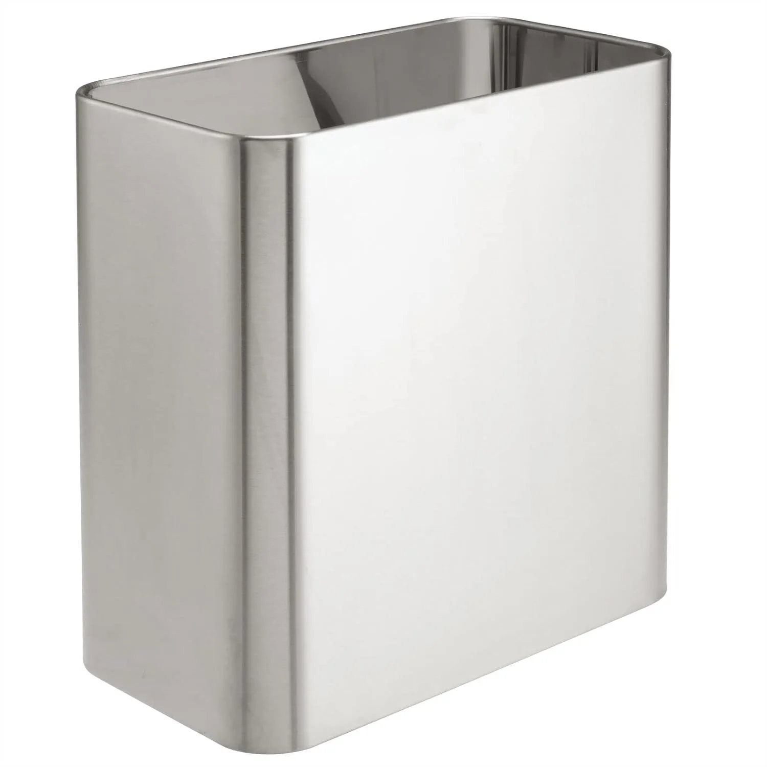 Small Metal Trash Can 2.4 Gallon/9 Liter Slim Wastebasket for Bathroom, Brushed Chrome Rubbish Bin with Sleek Design
Small Metal Trash Can 2.4 Gallon/9 Liter Slim Wastebasket for Bathroom, Brushed Chrome Rubbish Bin with Sleek Design