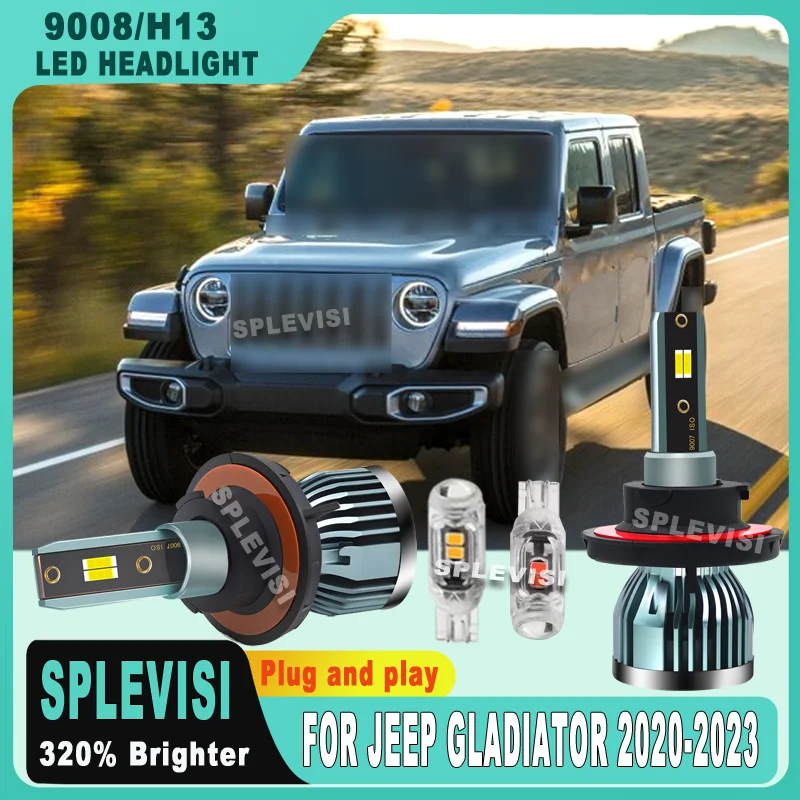 Aviation-grade heat dissipation technology Lifespan Over 60,000 Hours 9008 LED Headlight For Jeep Gladiator 2020 2021 2022 2023
Aviation-grade heat dissipation technology Lifespan Over 60,000 Hours 9008 LED Headlight For Jeep Gladiator 2020 2021 2022 2023