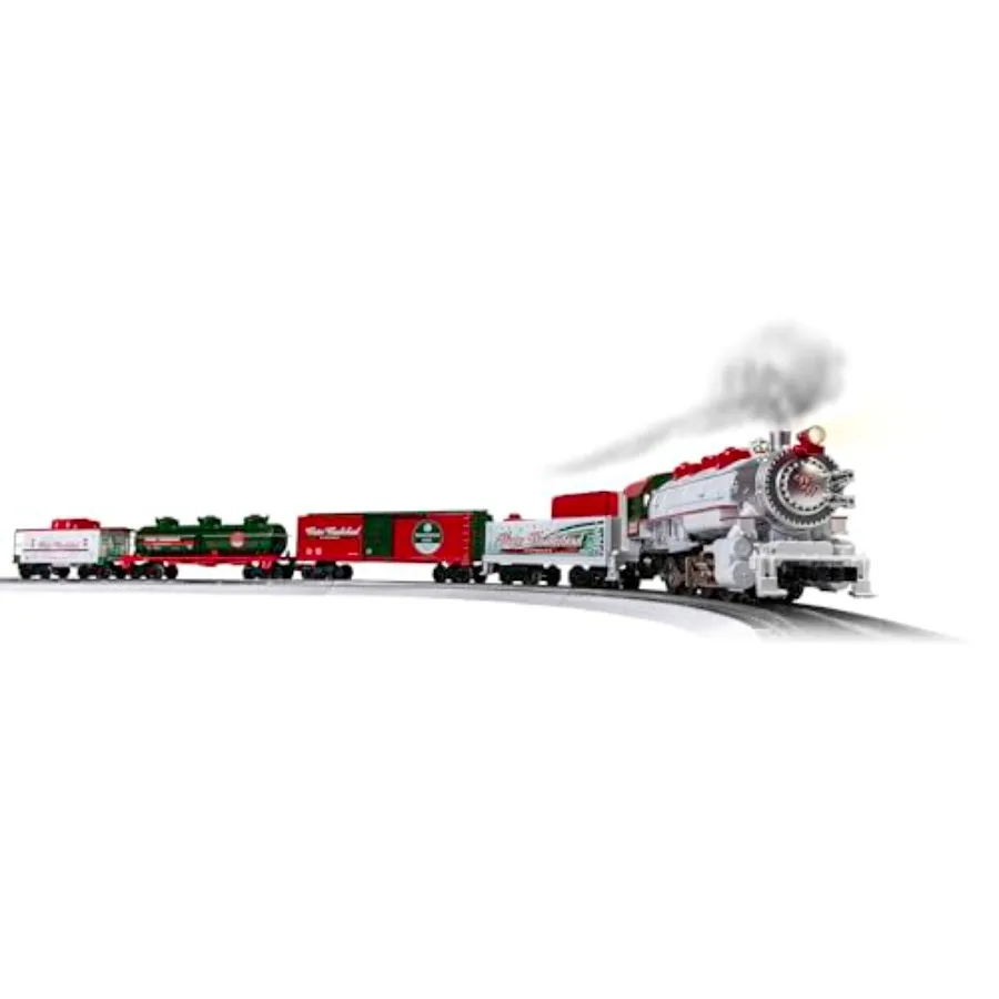Winter Wonderland LionChief Electric O Gauge Bluetooth 5.0 Train Set for Christmas display, ABS plastic body, red and white col
Winter Wonderland LionChief Electric O Gauge Bluetooth 5.0 Train Set for Christmas display, ABS plastic body, red and white col