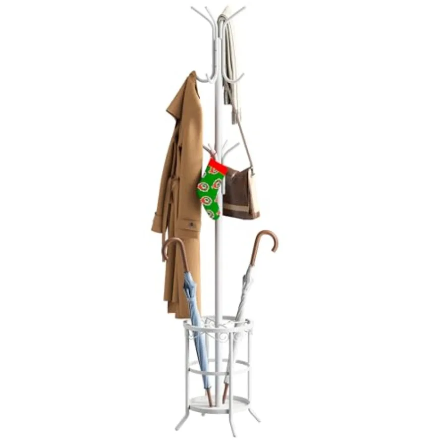 Coat Rack Freestanding with Umbrella Stand with 12 Hooks Metal Coat Tree Coat and Hat Hanger Jacket Entryway Coat Rack
Coat Rack Freestanding with Umbrella Stand with 12 Hooks Metal Coat Tree Coat and Hat Hanger Jacket Entryway Coat Rack