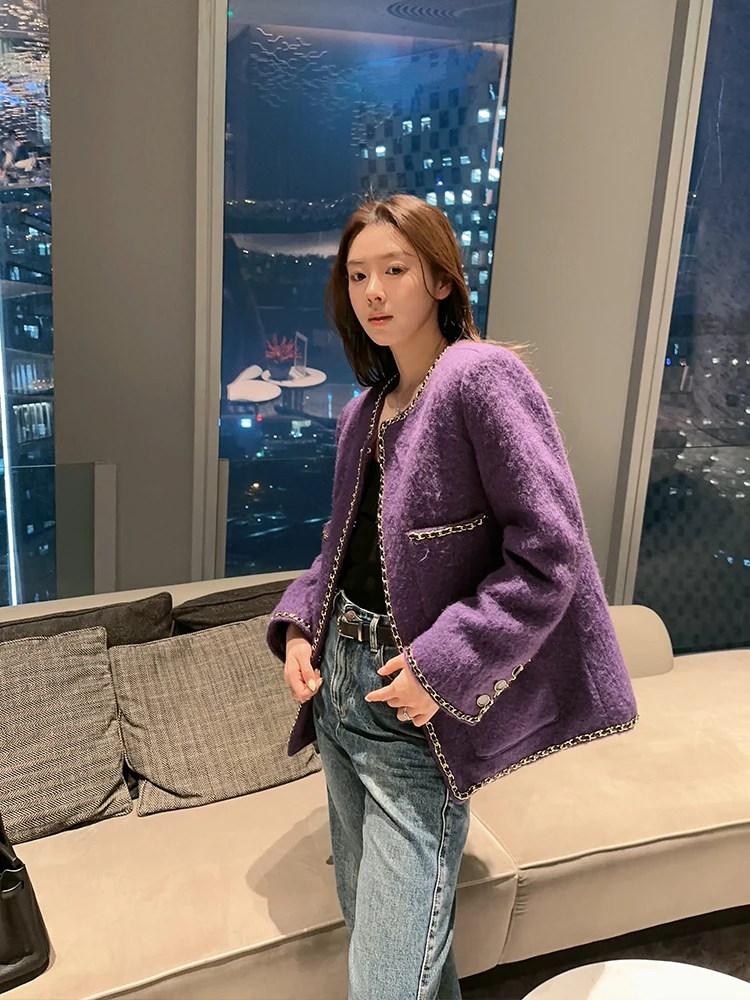 High-End ort Purple Outerwear Ele Ladylike Women's Faion 2025 Autumn Winter New Unique Sle Commute Sle Cotton dow...
High-End ort Purple Outerwear Ele Ladylike Women's Faion 2025 Autumn Winter New Unique Sle Commute Sle Cotton dow...