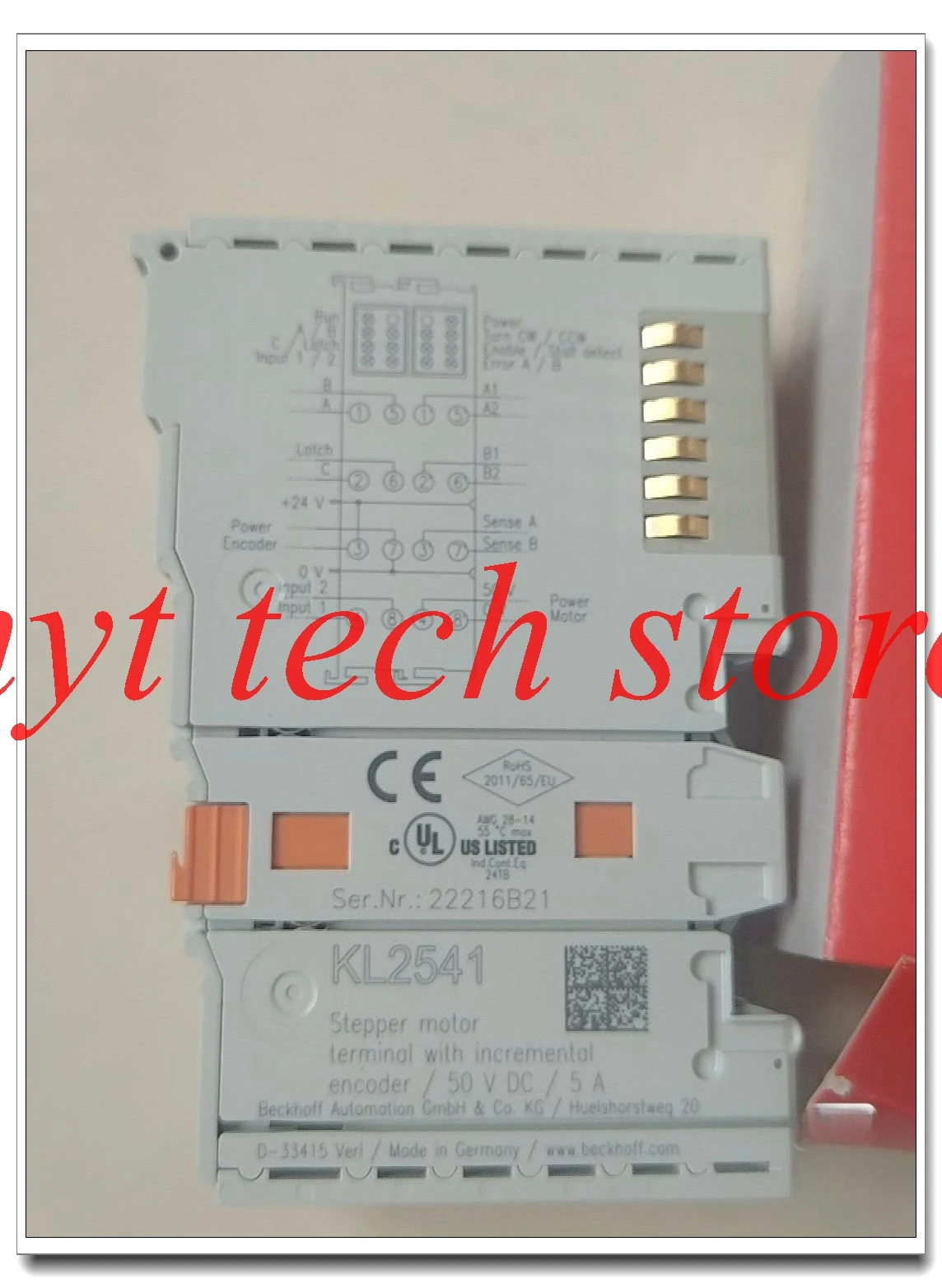 KL2541 original Digital quantity terminal module, 1 year guarantee
KL2541 original Digital quantity terminal module, 1 year guarantee