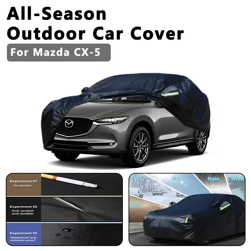 Outdoor Car Cover Waterproof Dustproof UV Sun Protection, Full Car Protector Exterior Accessory For Mazda CX-5 KE KF
Outdoor Car Cover Waterproof Dustproof UV Sun Protection, Full Car Protector Exterior Accessory For Mazda CX-5 KE KF