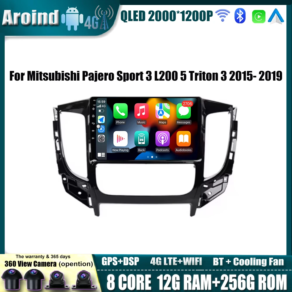 Car Radio Multimedia Video Player For Mitsubishi Pajero Sport 3 L200 5 Triton 3 2015- 2019 Navi GPS Car Accessories 4G Lte WIFI
Car Radio Multimedia Video Player For Mitsubishi Pajero Sport 3 L200 5 Triton 3 2015- 2019 Navi GPS Car Accessories 4G Lte WIFI