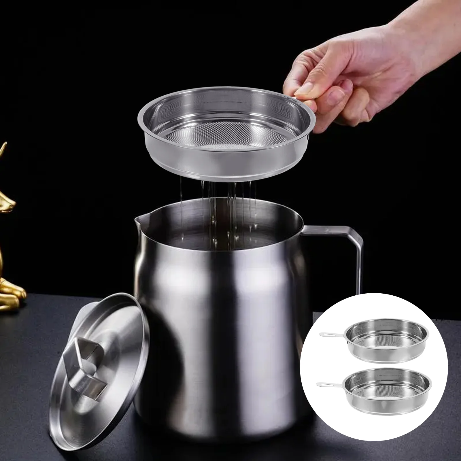 Oil Filter Cup Accessories Stainless Steel Sand Sieve Round Silver Garden Sifter
Oil Filter Cup Accessories Stainless Steel Sand Sieve Round Silver Garden Sifter