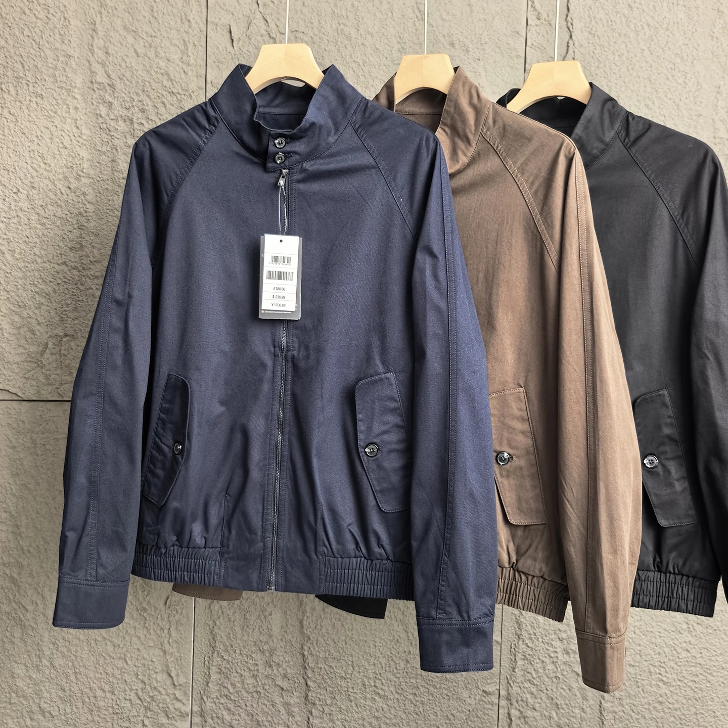 Smooth Comfortable Casual Stand Collar Men's Jaet Spring Summer Versatile Breathable Stand Fit Cotton Outerwear
Smooth Comfortable Casual Stand Collar Men's Jaet Spring Summer Versatile Breathable Stand Fit Cotton Outerwear