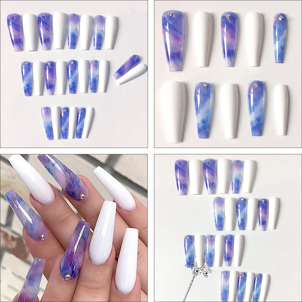 Nail Extensions Chips False Nails Women Tips Full Cover Square Blue Plastic Salon Long Durable Ultra Thin Professional Personal
Nail Extensions Chips False Nails Women Tips Full Cover Square Blue Plastic Salon Long Durable Ultra Thin Professional Personal
