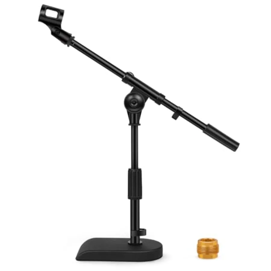 InnoGear Adjustable Desk Microphone Stand Weighted Base with Soft Grip Twist Clutch Boom Arm 3 8 '' and 5 8 '' Threaded Mounts
InnoGear Adjustable Desk Microphone Stand Weighted Base with Soft Grip Twist Clutch Boom Arm 3 8 '' and 5 8 '' Threaded Mounts