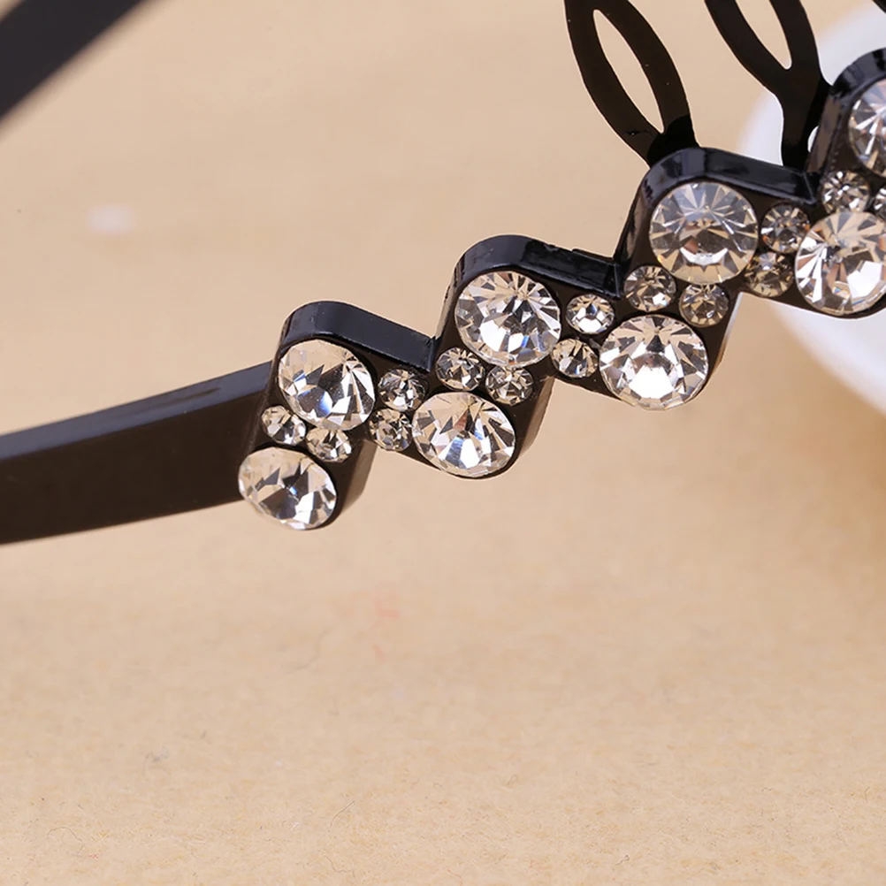 2pcs Rhinestone Headband Girls Women Diamond-studded Hair Clips Party Headdress Plastic Hairstyles Gifts Bangs Ponytail
2pcs Rhinestone Headband Girls Women Diamond-studded Hair Clips Party Headdress Plastic Hairstyles Gifts Bangs Ponytail