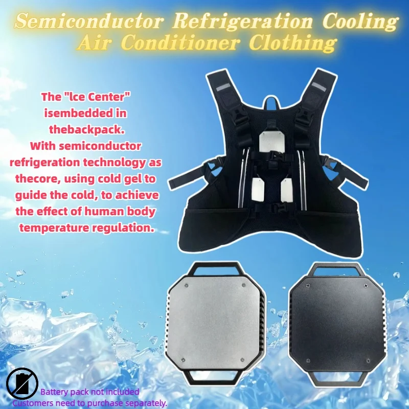 New style Air Conditioned Work Clothes Adjustable Refrigeration Cooling Clothing Semiconductor Instant Cooling Vest for Adults
New style Air Conditioned Work Clothes Adjustable Refrigeration Cooling Clothing Semiconductor Instant Cooling Vest for Adults