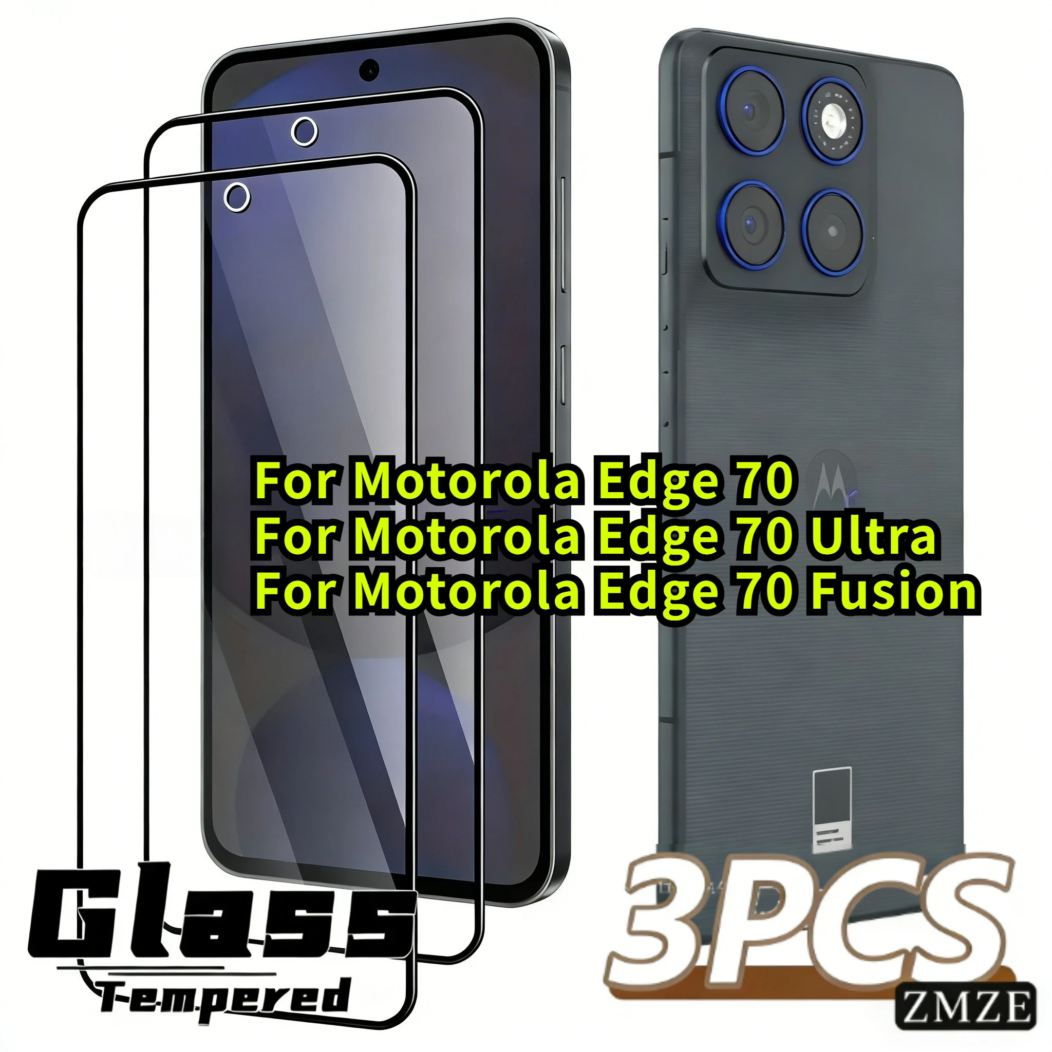 3Pcs Screen Protectors Film For Motorola Edge 70/70 Ultra 9H Hardness Tempered Glass For Motorola Edeg 70 Fusion Tempered Films
3Pcs Screen Protectors Film For Motorola Edge 70/70 Ultra 9H Hardness Tempered Glass For Motorola Edeg 70 Fusion Tempered Films