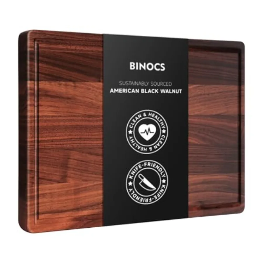 Walnut Wooden Cutting Boards for Kitchen, Solid Wood Cutting Board Set - Charcuterie and Chopping Butcher Block for Meat - Kitc
Walnut Wooden Cutting Boards for Kitchen, Solid Wood Cutting Board Set - Charcuterie and Chopping Butcher Block for Meat - Kitc