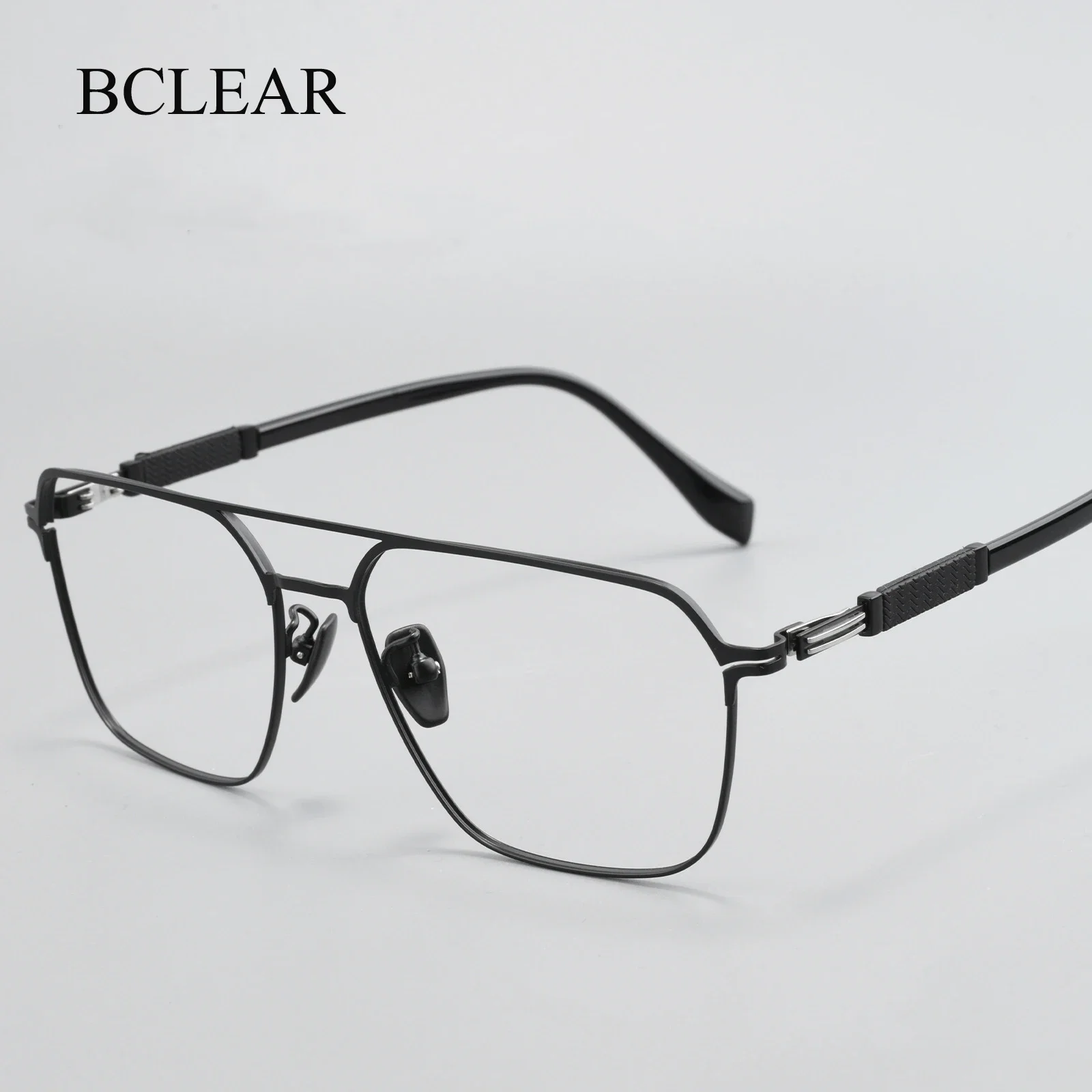 BCLEAR 2026 New Classic Men's Optical Frame Double Bridge Alloy Eyeglasses High Quality Big Face Spectacle Male Eyewear Fashion
BCLEAR 2026 New Classic Men's Optical Frame Double Bridge Alloy Eyeglasses High Quality Big Face Spectacle Male Eyewear Fashion