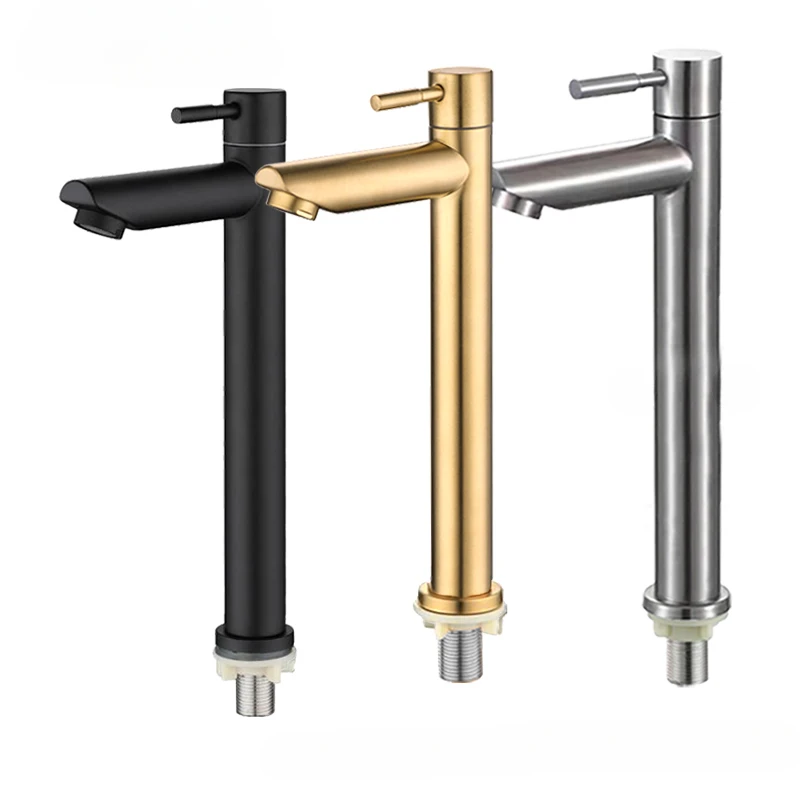 Stainless Steel Quick-Open Height-Adjustable Single Cold Water Kitchen Sink Faucet for Bathroom Counter Basin Tap
Stainless Steel Quick-Open Height-Adjustable Single Cold Water Kitchen Sink Faucet for Bathroom Counter Basin Tap