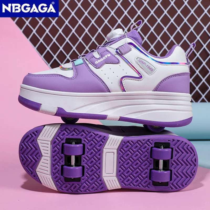 Students Children's Girls Four Wheel Lightweight Sport Shoe Detachable Roller Skating Sneaker For Teenagers Boys Casual Walking
Students Children's Girls Four Wheel Lightweight Sport Shoe Detachable Roller Skating Sneaker For Teenagers Boys Casual Walking