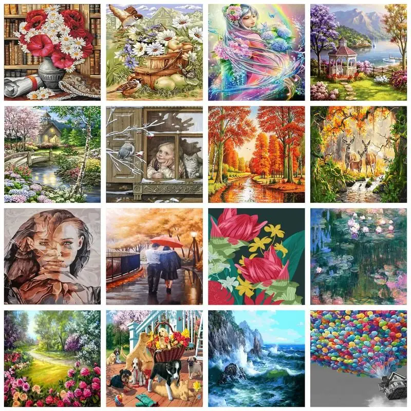 CHENISTORY Painting By Numbers Landscape Wall Art Acrylic DIY Frame On Canvas Picture By Numbers Flower For Living Room
CHENISTORY Painting By Numbers Landscape Wall Art Acrylic DIY Frame On Canvas Picture By Numbers Flower For Living Room