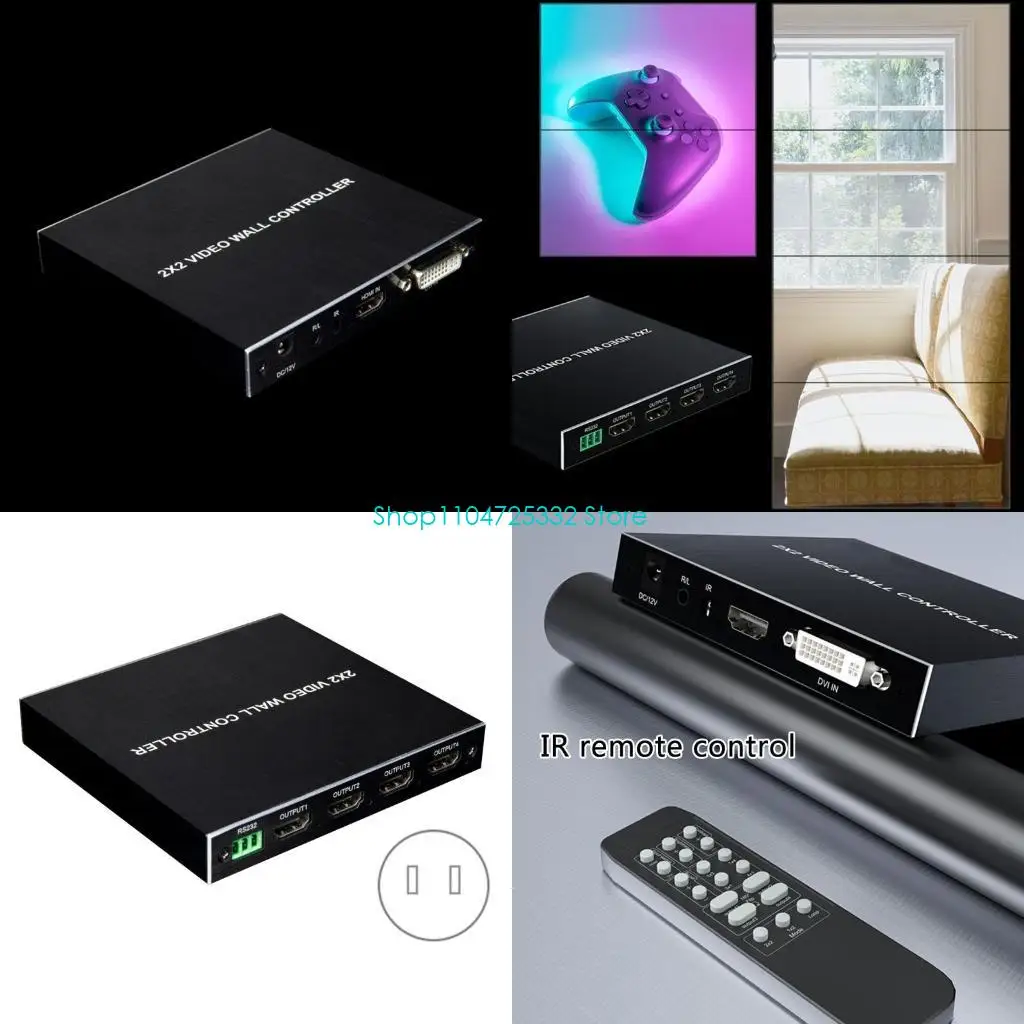 P5EA 4OUTPUT HDTV Video Wall Controller для профессиональных дисплеев DC12V/1A Power
P5EA 4OUTPUT HDTV Video Wall Controller для профессиональных дисплеев DC12V/1A Power