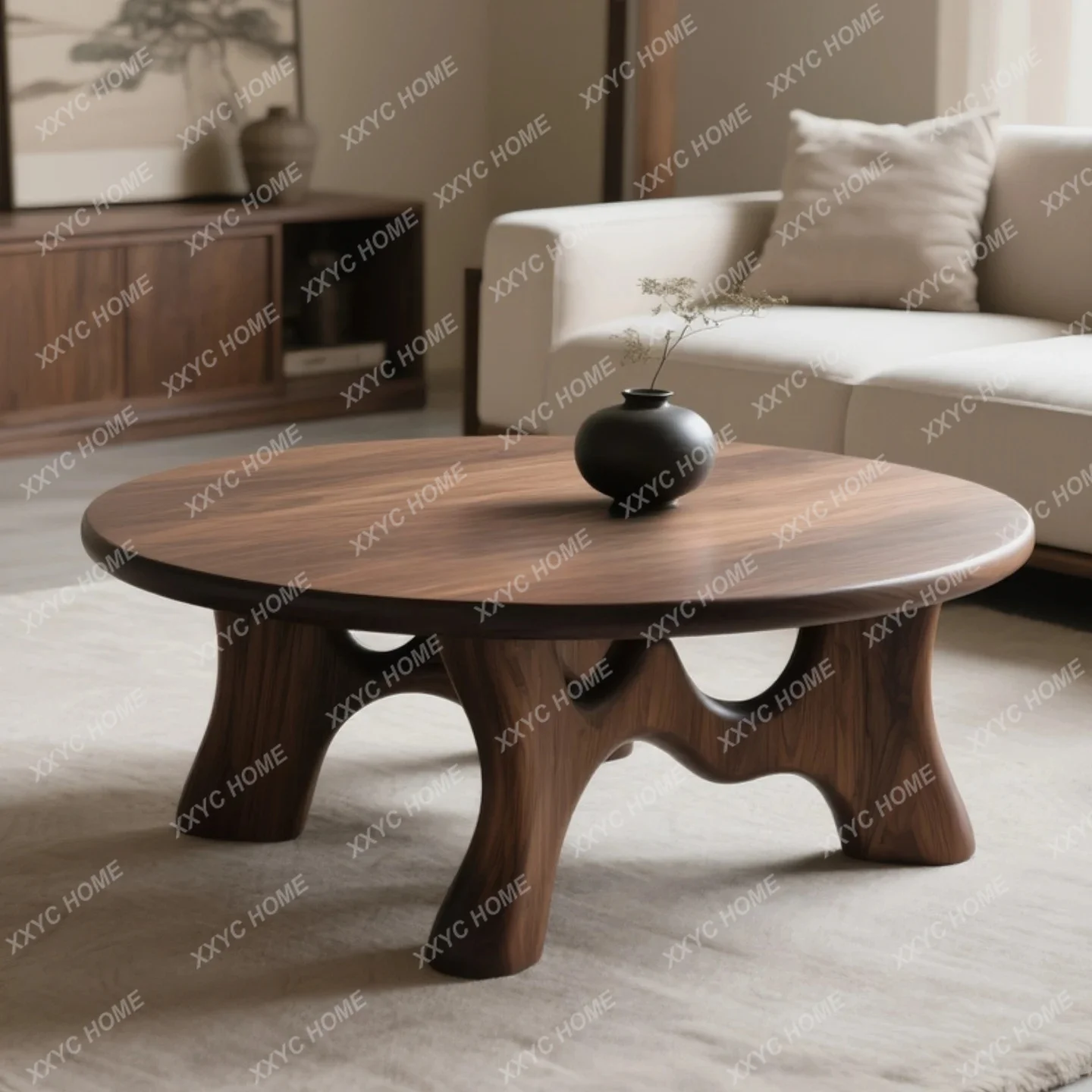 New Chinese style, solid wood coffee table, modern simple small apartment family living room tea table
New Chinese style, solid wood coffee table, modern simple small apartment family living room tea table