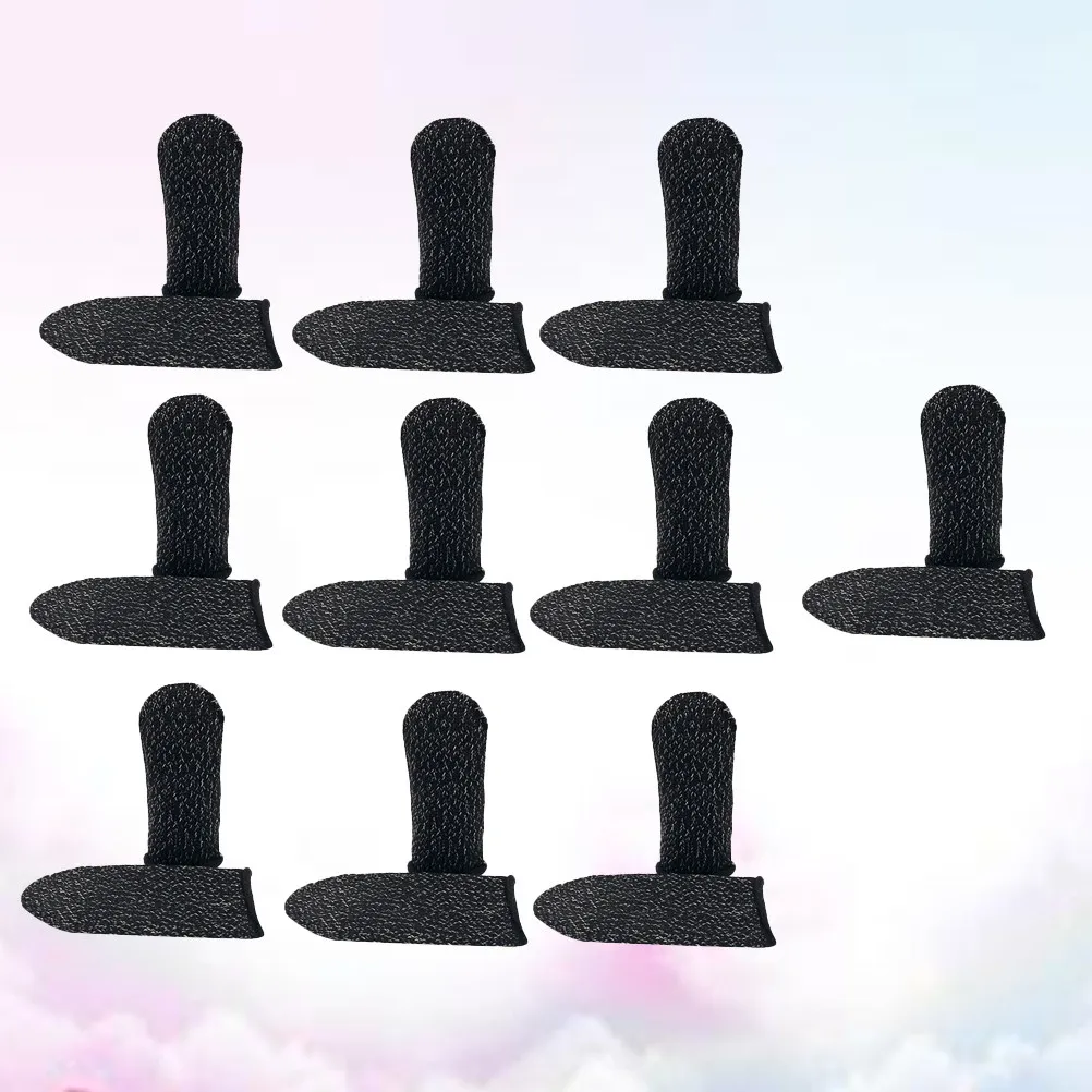 20Pcs Oil-Proof Anti-Slip Thumb Sleeve for Mobile Games Breathable Fast Sensitivity Game Score Booster Black Edge
20Pcs Oil-Proof Anti-Slip Thumb Sleeve for Mobile Games Breathable Fast Sensitivity Game Score Booster Black Edge