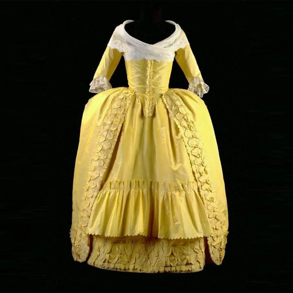 Queen Marie Antoinette Ball Gown 18th Century Victorian Royal Court Princess Rococo Wedding Bustle Dress Robe a la francaise
Queen Marie Antoinette Ball Gown 18th Century Victorian Royal Court Princess Rococo Wedding Bustle Dress Robe a la francaise