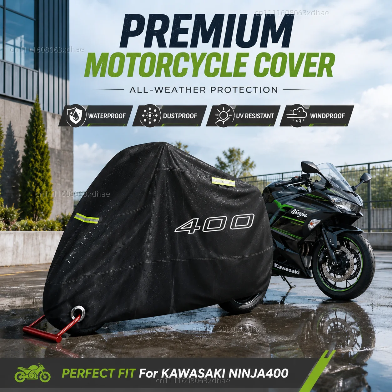 All-Weather Motorcycle Cover Outdoor Protection Waterproof 190T Oxford Cloth For For KAWASAKI NINJA400 Z400 NINJA 400 Z 400
All-Weather Motorcycle Cover Outdoor Protection Waterproof 190T Oxford Cloth For For KAWASAKI NINJA400 Z400 NINJA 400 Z 400
