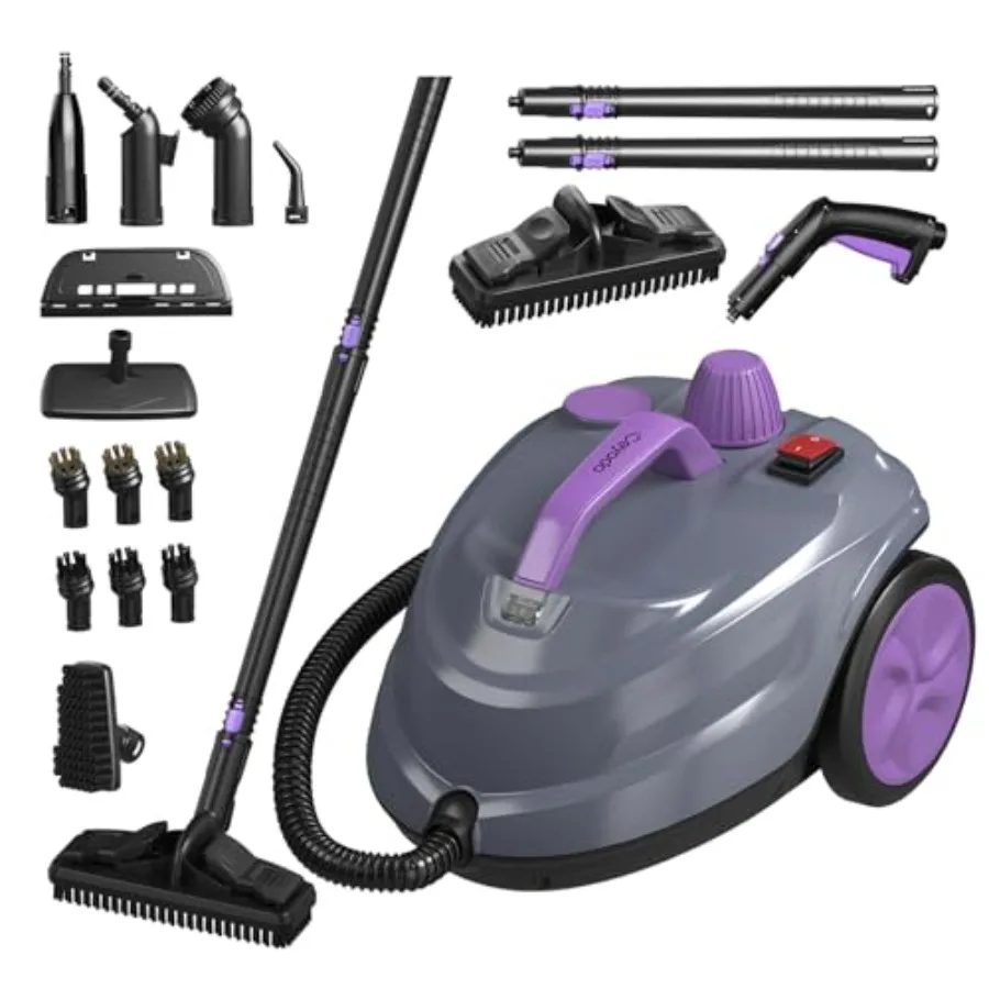 Steam Cleaner Powerful Heavy Duty Canister Steamer with 34 Accessories Steam Mop with 16.4 Feet Extra-Long Power Cord for Home
Steam Cleaner Powerful Heavy Duty Canister Steamer with 34 Accessories Steam Mop with 16.4 Feet Extra-Long Power Cord for Home