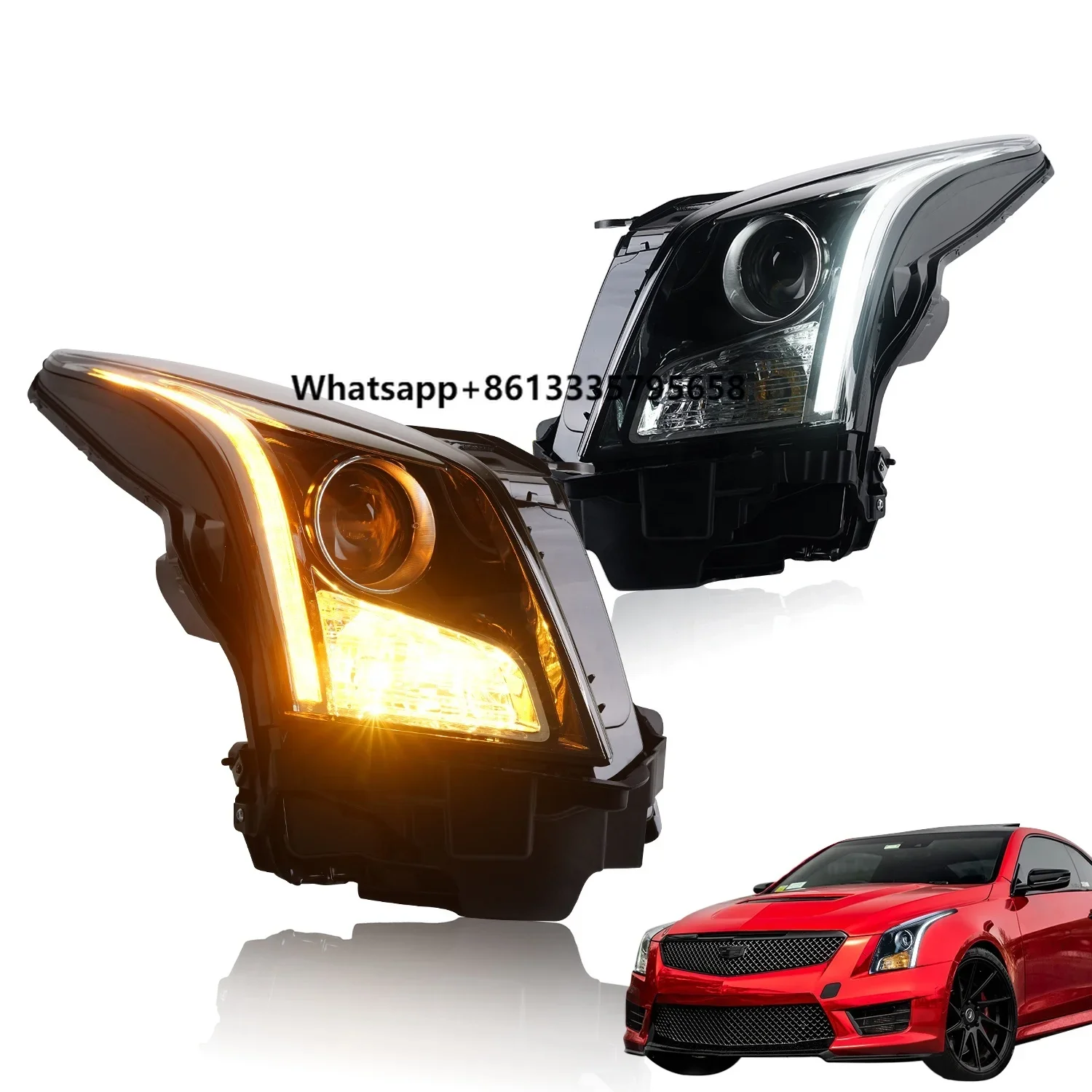 2014-2018 LED Headlight DRL Fog Lamp with Turn Signal Light Low High Beam Demon Eye Projector Lens Archaic Car ATS ATS-L
2014-2018 LED Headlight DRL Fog Lamp with Turn Signal Light Low High Beam Demon Eye Projector Lens Archaic Car ATS ATS-L
