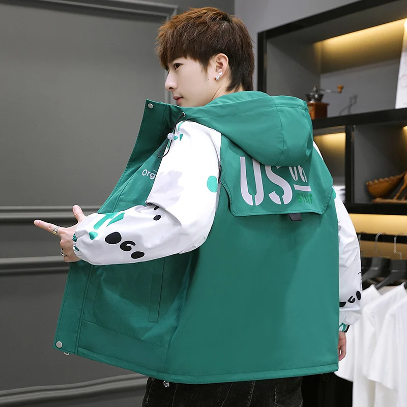Jackets Mens Fashion Hip Hop Windbreaker Japanese Casual Hooded Jacket Youth Loose Coat Spring Autumn Harajuku Male Top Clothing
Jackets Mens Fashion Hip Hop Windbreaker Japanese Casual Hooded Jacket Youth Loose Coat Spring Autumn Harajuku Male Top Clothing