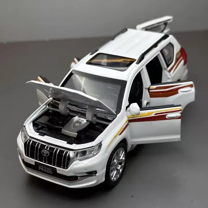 HAOCHI 1/24 Toyota PRADO Land Cruiser SUV Alloy Car Model Diecast Metal Off-road Vehicle Car Model Sound Light Children Toy Gift
HAOCHI 1/24 Toyota PRADO Land Cruiser SUV Alloy Car Model Diecast Metal Off-road Vehicle Car Model Sound Light Children Toy Gift