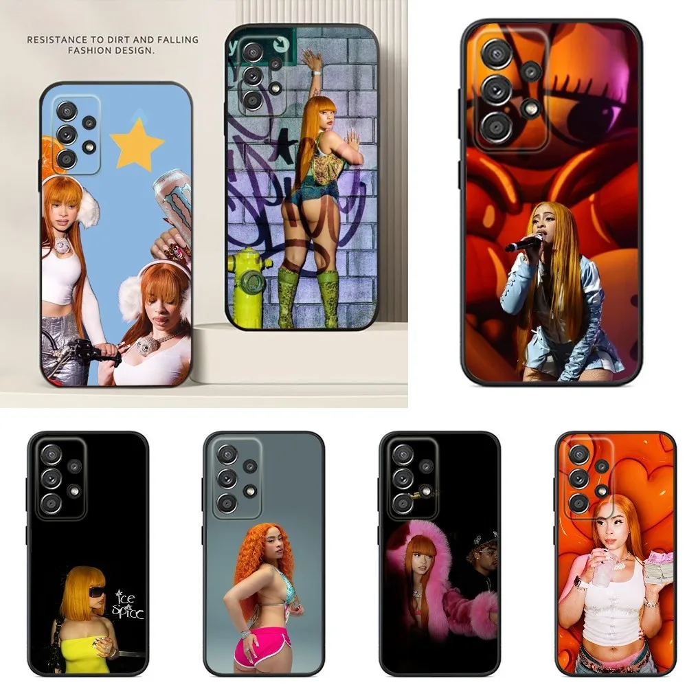 Singer I-Ice Spices Phone Case For Samsung S24,S23,S22,S21,S20,S10,S10E,S9 Ultra Plus FE Note 20 Ultra 10 9 Plus Case
Singer I-Ice Spices Phone Case For Samsung S24,S23,S22,S21,S20,S10,S10E,S9 Ultra Plus FE Note 20 Ultra 10 9 Plus Case