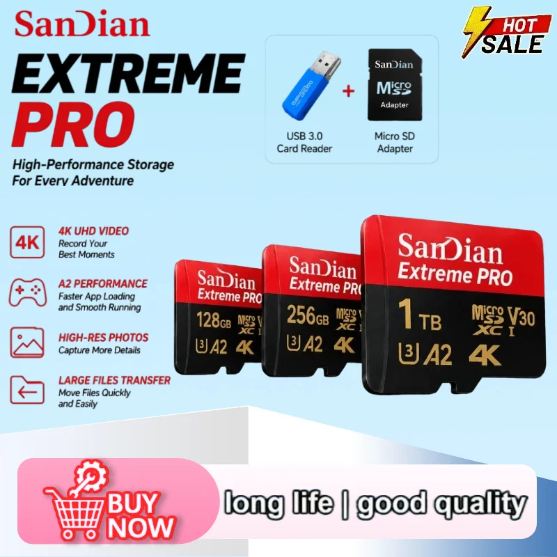 New memory card 1TB Portable micro tf sd card 128GB 256GB micro tf sd High Speed U3 mini TF card For Phone/Camera/mac
New memory card 1TB Portable micro tf sd card 128GB 256GB micro tf sd High Speed U3 mini TF card For Phone/Camera/mac