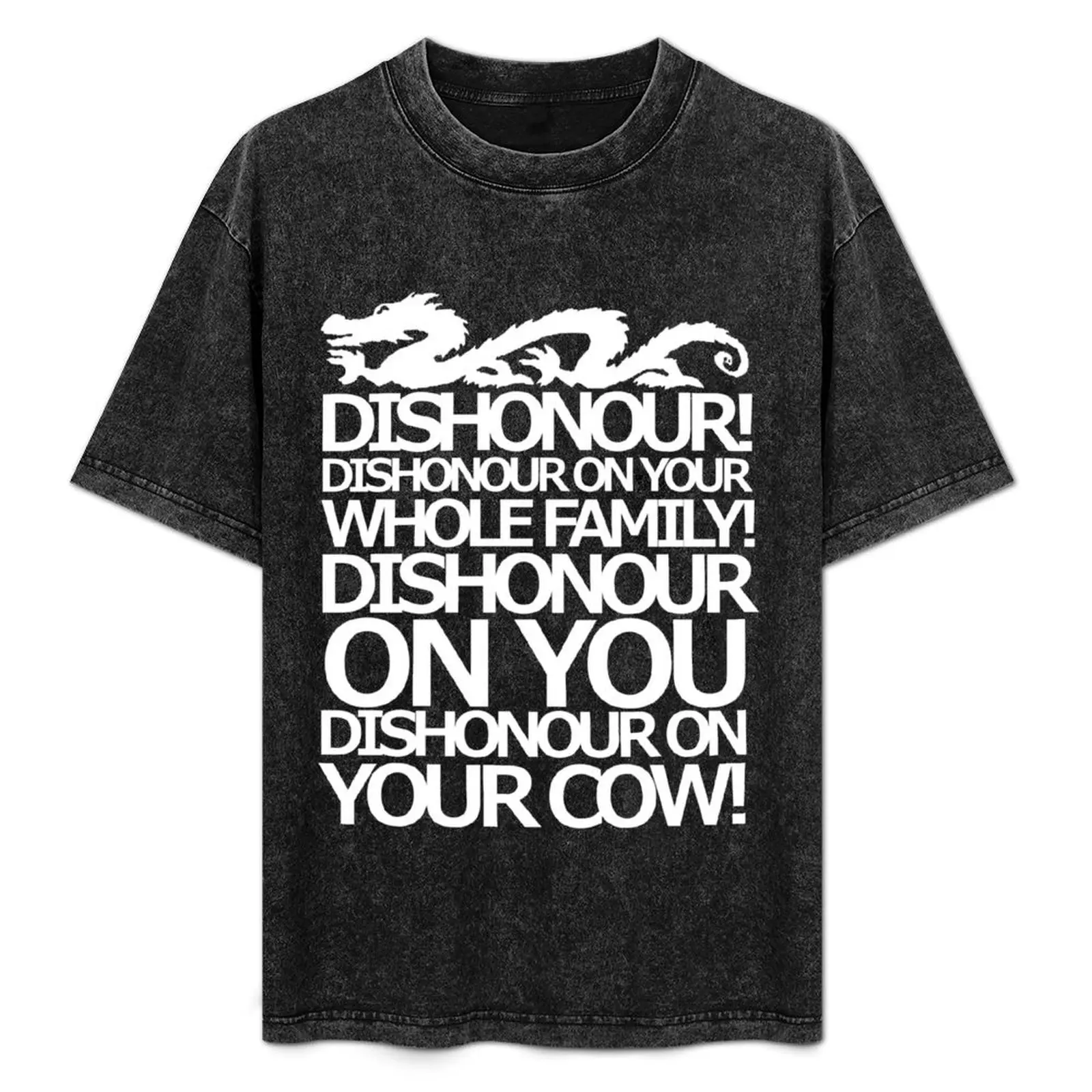 Dishonour on your cow! T-Shirt Casual Everyday Short Sleeve T-Shirt
Dishonour on your cow! T-Shirt Casual Everyday Short Sleeve T-Shirt