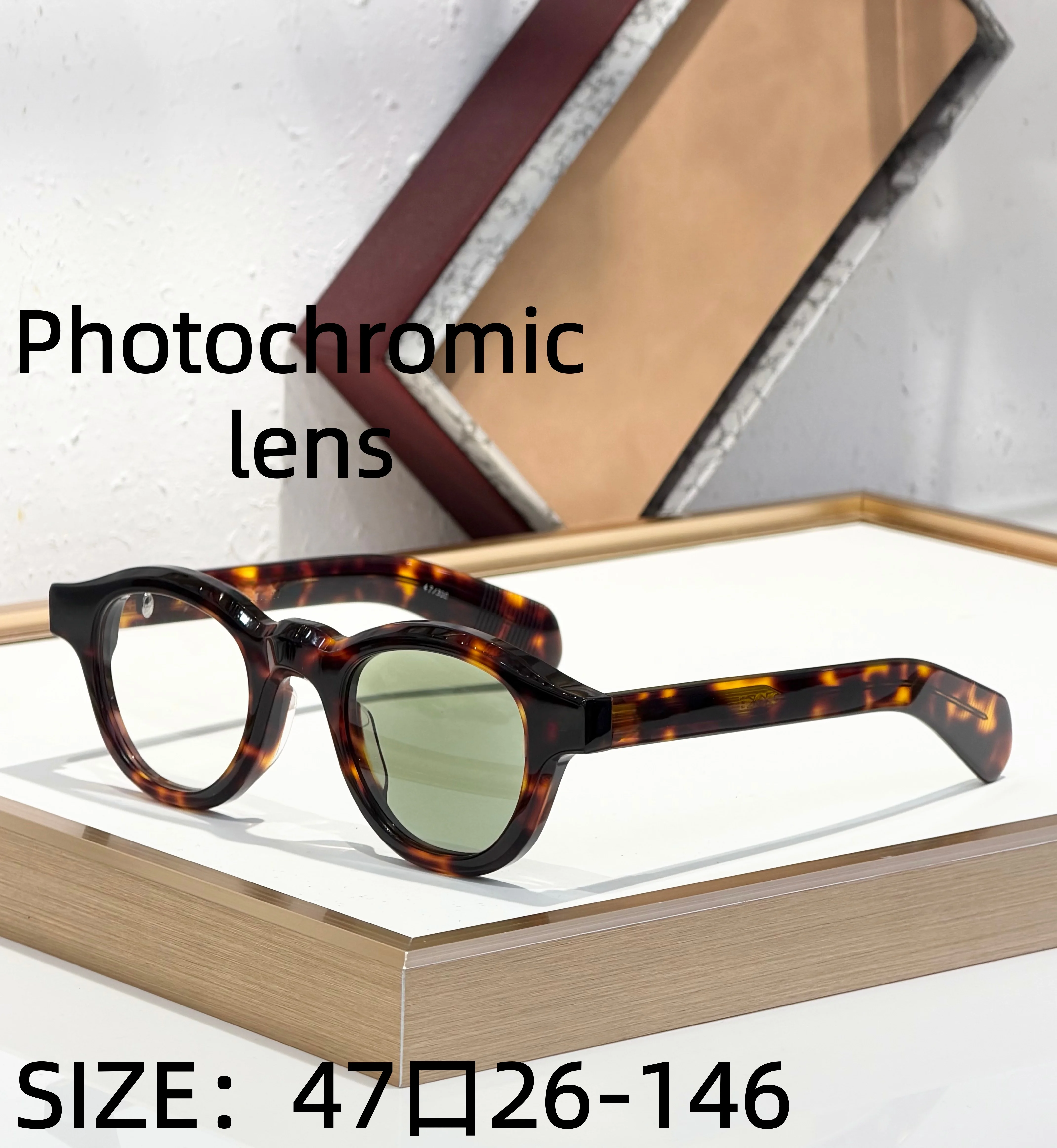 BALZA 47-26 Photochromic Lens Handmade Sun Glasses Acetate Fiber Fashionable Protective Eyewear for Men And Women
BALZA 47-26 Photochromic Lens Handmade Sun Glasses Acetate Fiber Fashionable Protective Eyewear for Men And Women