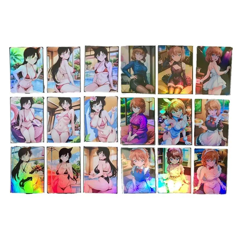 9pcs/set Anime Conan Edogawa Sexy Nude Cards Conan Haibara Ai Mouri Ran Toys Gifts Classic Games Comics Collection Cards
9pcs/set Anime Conan Edogawa Sexy Nude Cards Conan Haibara Ai Mouri Ran Toys Gifts Classic Games Comics Collection Cards