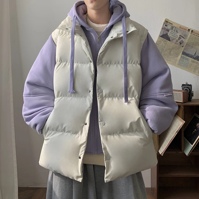 Fake2piece Set Hooded New Cotton-padded Jacket Winter Fashion Men's with Thickened Windproof Fashionable and Versatile Warm Coat
Fake2piece Set Hooded New Cotton-padded Jacket Winter Fashion Men's with Thickened Windproof Fashionable and Versatile Warm Coat