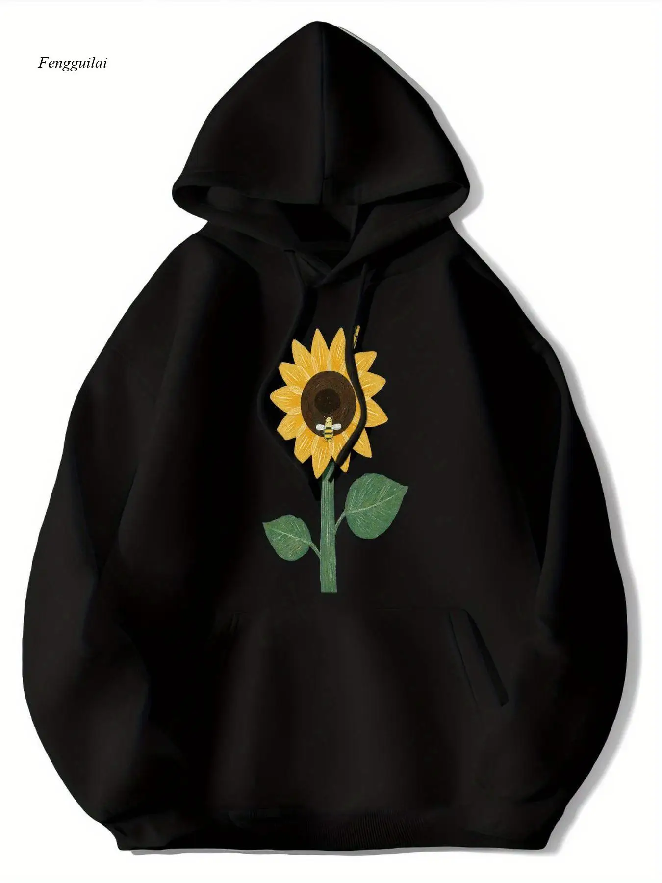 Sunflower Graphic Hoodie - Casual Pullover Sweatshirt, Soft Fleece, Long Sleeve, Drawstring Hood, Loose Fit
Sunflower Graphic Hoodie - Casual Pullover Sweatshirt, Soft Fleece, Long Sleeve, Drawstring Hood, Loose Fit