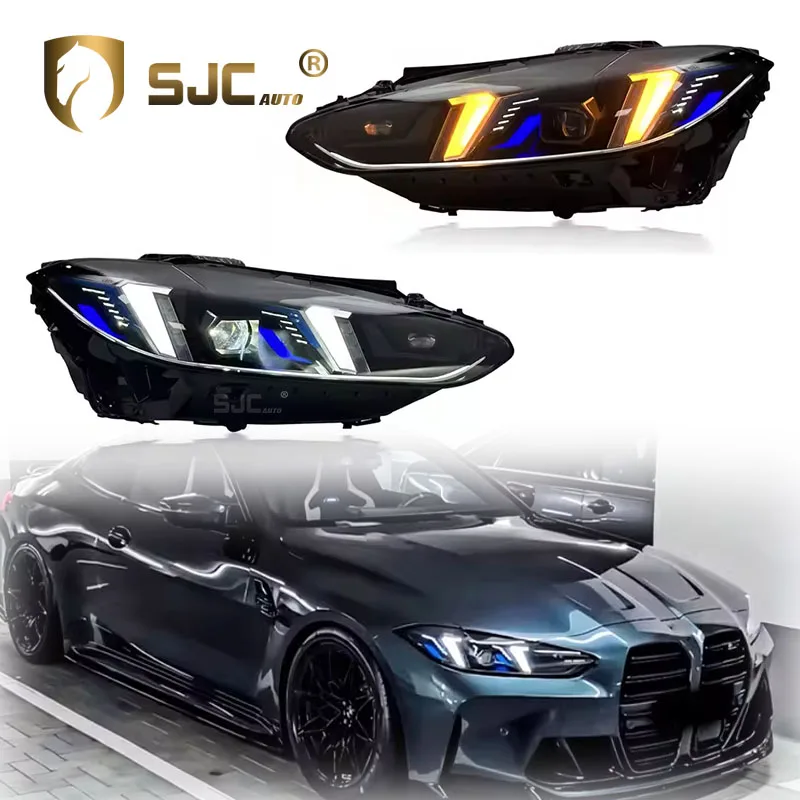 SJC Upgraded Headlights for BMW 4 Series G22 G82 2021-2024 Laser Headlights New 2025 M4 LED Daytime Running Lights Turn Signals
SJC Upgraded Headlights for BMW 4 Series G22 G82 2021-2024 Laser Headlights New 2025 M4 LED Daytime Running Lights Turn Signals