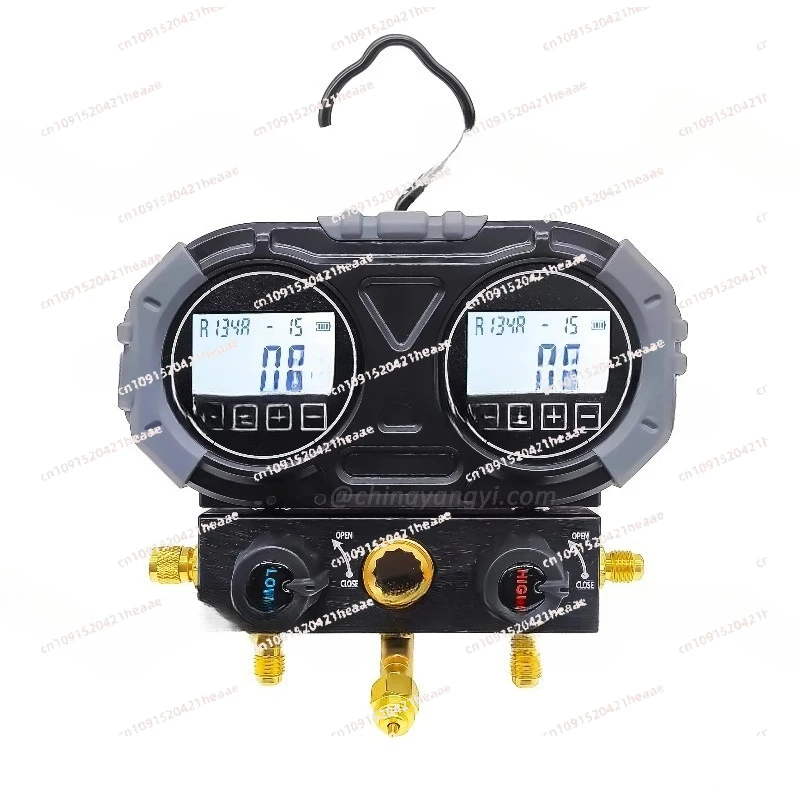 Suitable for R134A/R410A/R1234YF/R290/R600Digital HVAC Manifold Gauge Set
Suitable for R134A/R410A/R1234YF/R290/R600Digital HVAC Manifold Gauge Set