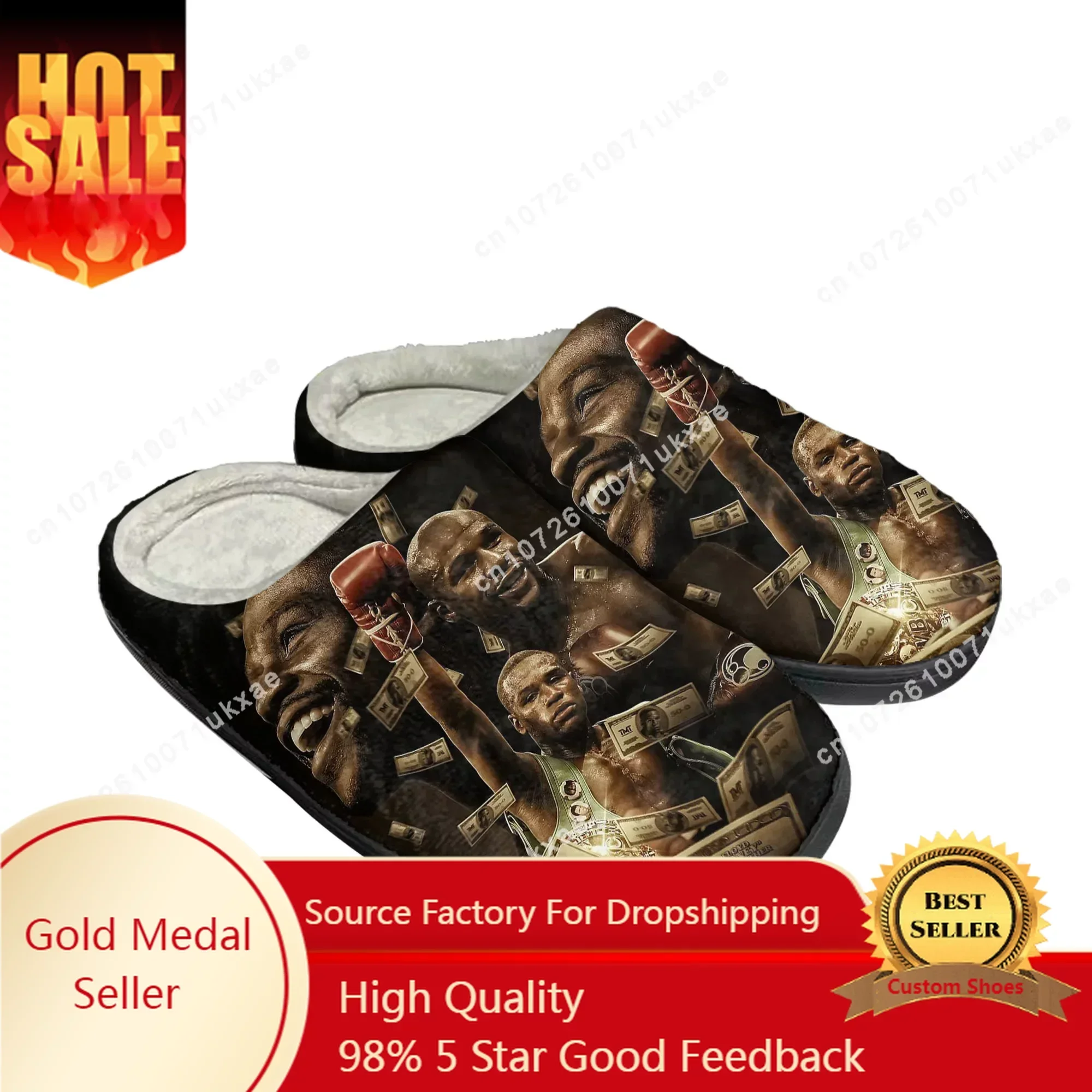 F-Floyd M-Mayweather U-Undefeated B-Boxing Home Cotton Slippers Mens Womens Plush Bedroom Casual Keep Warm Shoes Customized Shoe
F-Floyd M-Mayweather U-Undefeated B-Boxing Home Cotton Slippers Mens Womens Plush Bedroom Casual Keep Warm Shoes Customized Shoe