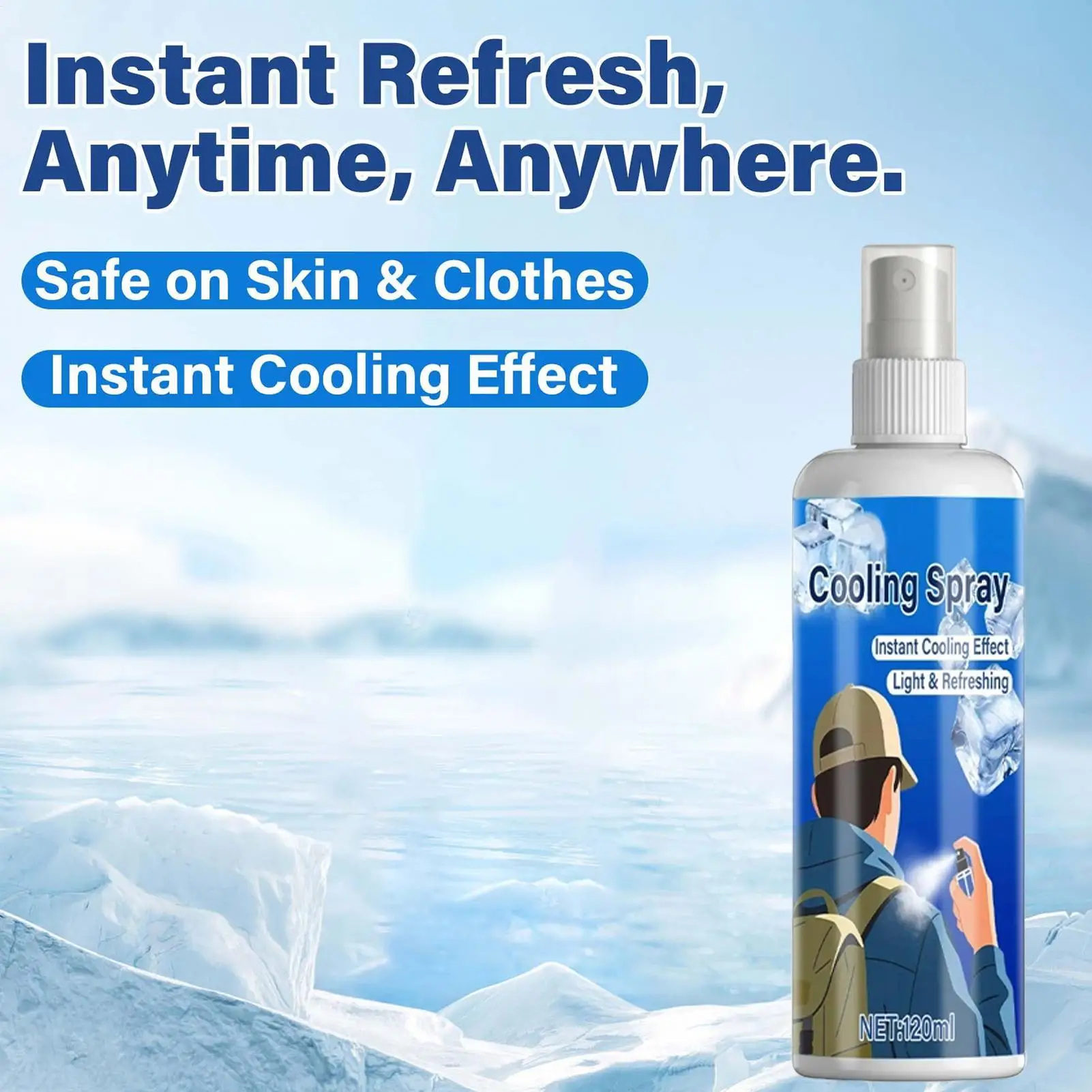 120ml Sports Cold Spray Instant Cooling Relief Freeze Mist Instant Cold Spray For Sports Injuries Sprains Bruises Gym PainRelief
120ml Sports Cold Spray Instant Cooling Relief Freeze Mist Instant Cold Spray For Sports Injuries Sprains Bruises Gym PainRelief