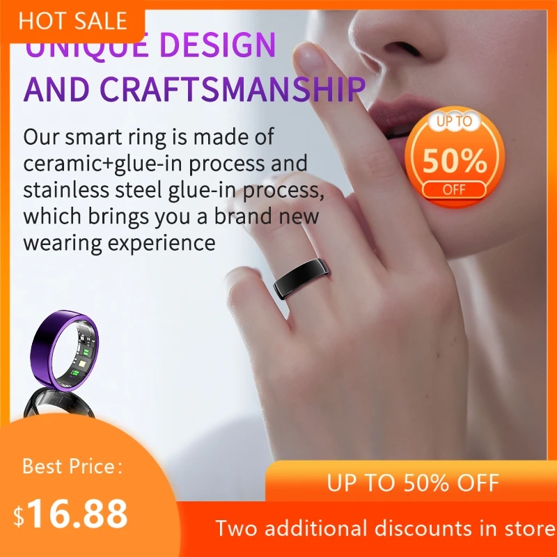 Tiktok TK Heart Rate Blood Oxygen Blood Pressure 24 Hour Sleep Monitoring Exercise Add Friend Remote Control Photo Smart Ring
Tiktok TK Heart Rate Blood Oxygen Blood Pressure 24 Hour Sleep Monitoring Exercise Add Friend Remote Control Photo Smart Ring