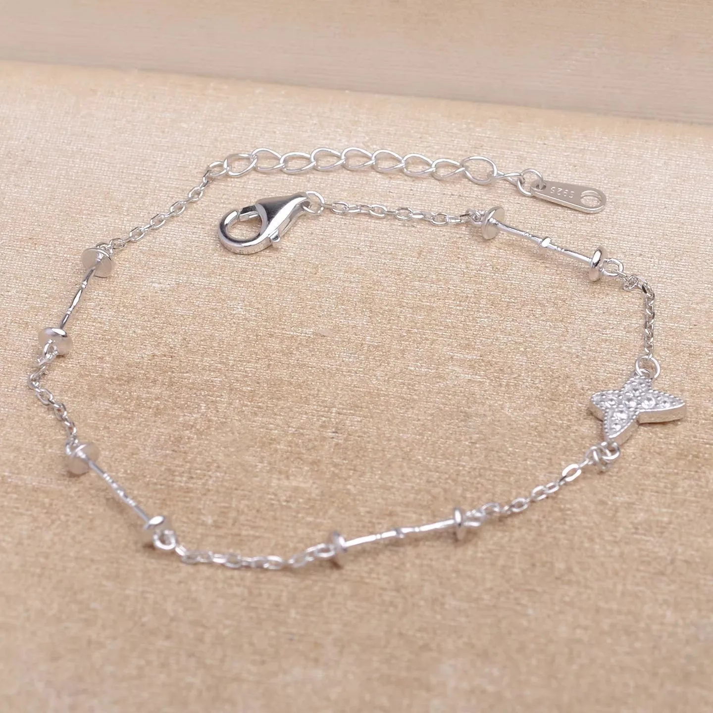925 Sterling Silver Bracelet Mountings ADJUSTABLE Bangle Findings Jewelry Parts Fittings Accessories for 7-10mm Pearls 3pcs/lot
925 Sterling Silver Bracelet Mountings ADJUSTABLE Bangle Findings Jewelry Parts Fittings Accessories for 7-10mm Pearls 3pcs/lot